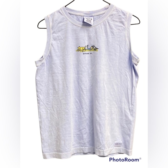 Life is Good sleeveless tee, SZ - Picture 2 of 5